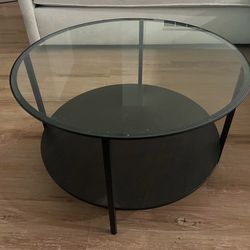 Glass Top Coffee Table 