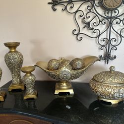 9 Pic Home Decor gold and silver Color Beautiful Set