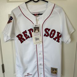  MITCHELL & NESS AUTHENTIC NOMAR GARCIAPARRA BOSTON RED SOX JERSEY!