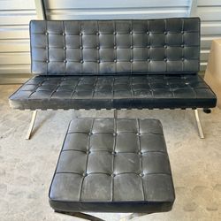 Barcelona Couch and Ottoman 