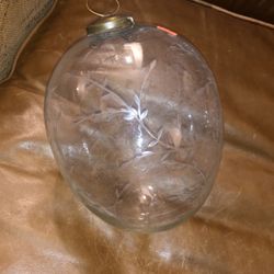 German kugel Blown glass Christmas ornament