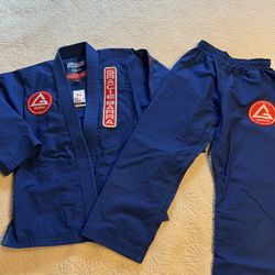 Gracie Barra Blue Jiu Jitsu Gi Size Y5