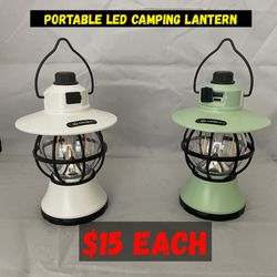 New Portable Rechargeable Camping Led Lantern Dimmable 3-Modes