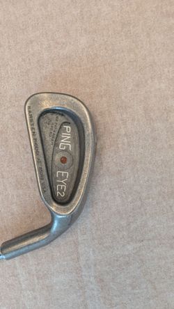PING Eye2 3-Iron 21° Stiff Flex Steel Shaft Stainless Head Silver Black