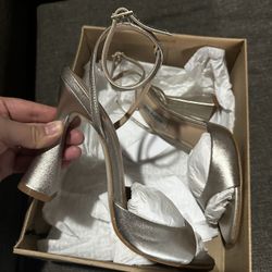 Steve Madden Gold Heels