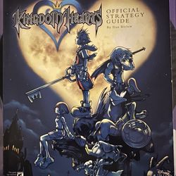 Kingdom Hearts Strategy Guide W Poster PS2 