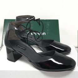 Paul Green Black Patent Leather Heels