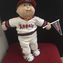 Vintage 1985 - Cabbage Patch Kids “California Angels” MLB Doll