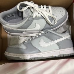 Nike Dunks Grey 6y