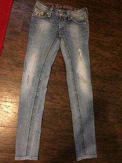 Rock revival skinny jeans size 26