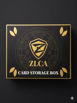 ZLCA Premium 5-Row Trading Card Storage Case with Handle & Windows