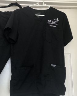 Mt SAC Nursing Scrub Top (Unisex, Size XS) 