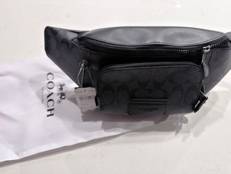 Coach Men's Track Belt/cross body Bag In Smooth Leather