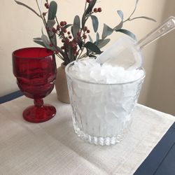 Crystal princess house ice bucket/wine chiller. 
