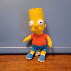 Bart And Homer Simpson Plush 
