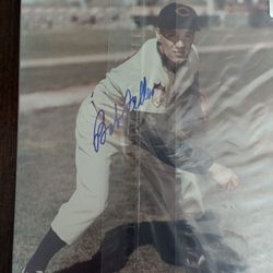 HOF Bob Feller Autograph 8x10
