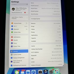Apple iPad Pro WiFi + Cellular (12.9”)  ( 5th  Generation )  1TB Unlocked