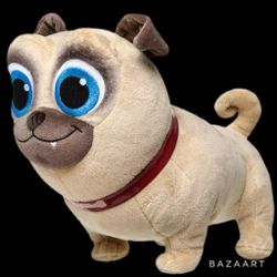 PUPPY DOG PALS ROLLEY PUG 12”Plush Disney store