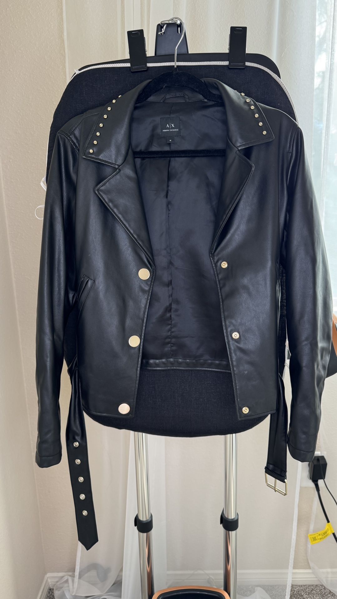 Armani Exchange Leather Jacket