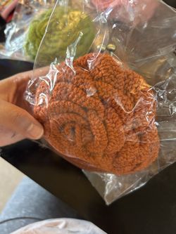 Knitted Coin Pouch