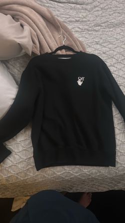 Off-White Black Crewneck Sweatshirt