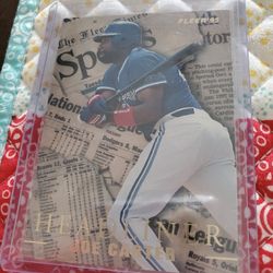 Joe Carter 1995 Fleer Headliner Insert Baseball Card 