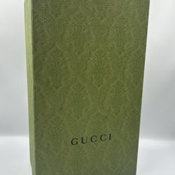 Gucci Green Shoe Gift Box Textured 12.5” x 5.5” x 4.5” Empty
