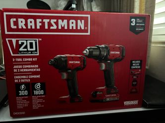 Craftsman v20 drill combo