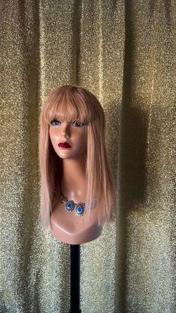 Beautiful blonde  human hair wig cap🩷