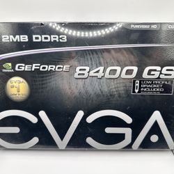 EVGA GeForce 8400 GS Passive 512 MB DDR3 PCI Express 2.0 DVI/HDMI/VGA GPU 