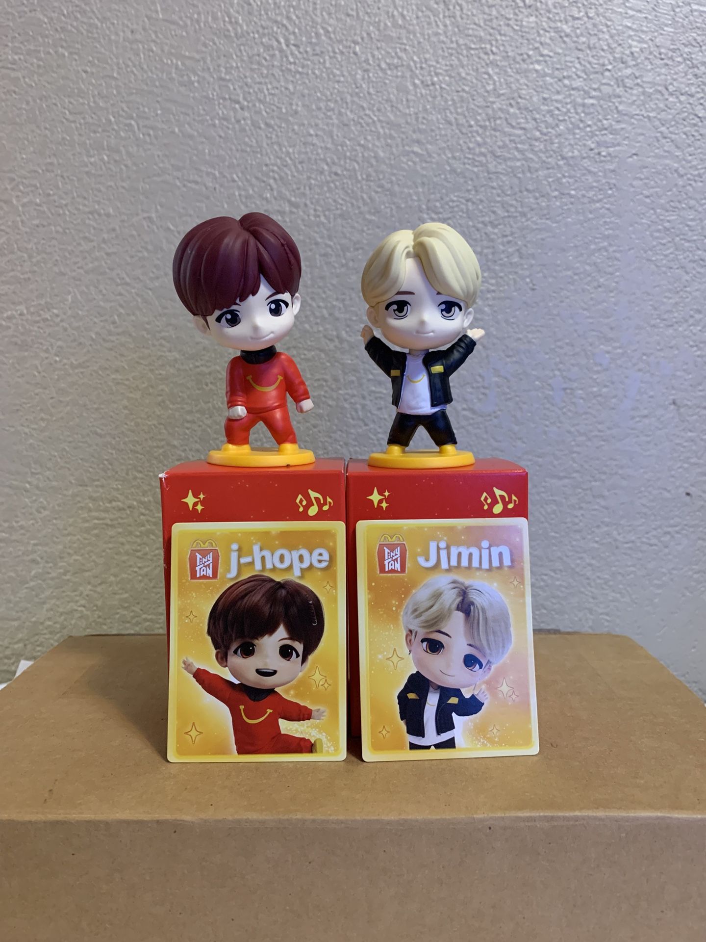 BTS TinyTan McDonald’s Happy Meal Toys 