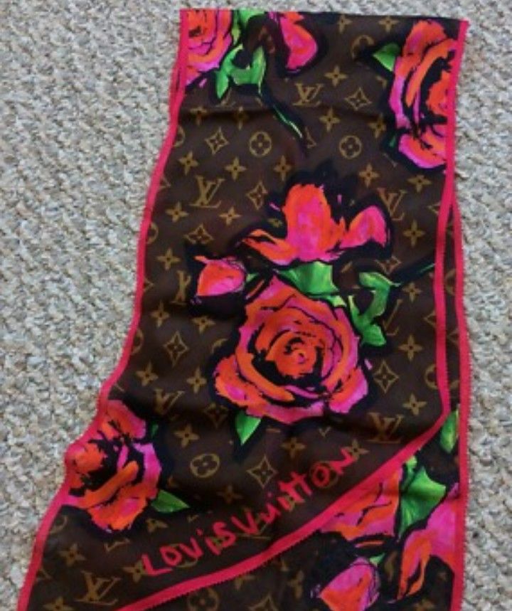Louis V Silk Scarf