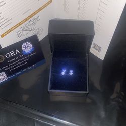 High Grade Moissanite 3.0mm Stud Earrings