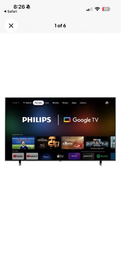 Philips 75" Class 4K Ultra HD (2160p) Google Smart TV