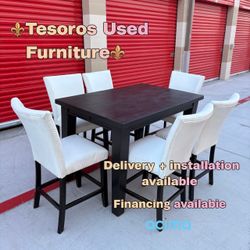Pub height dining set