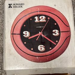 Howard Miller Basketball Wall Clock