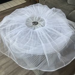 Crinolina para quinceañera  6 haros 