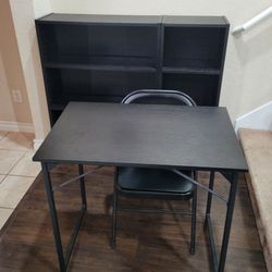 Ikea Bookcases , New Desk Plus Free Chair