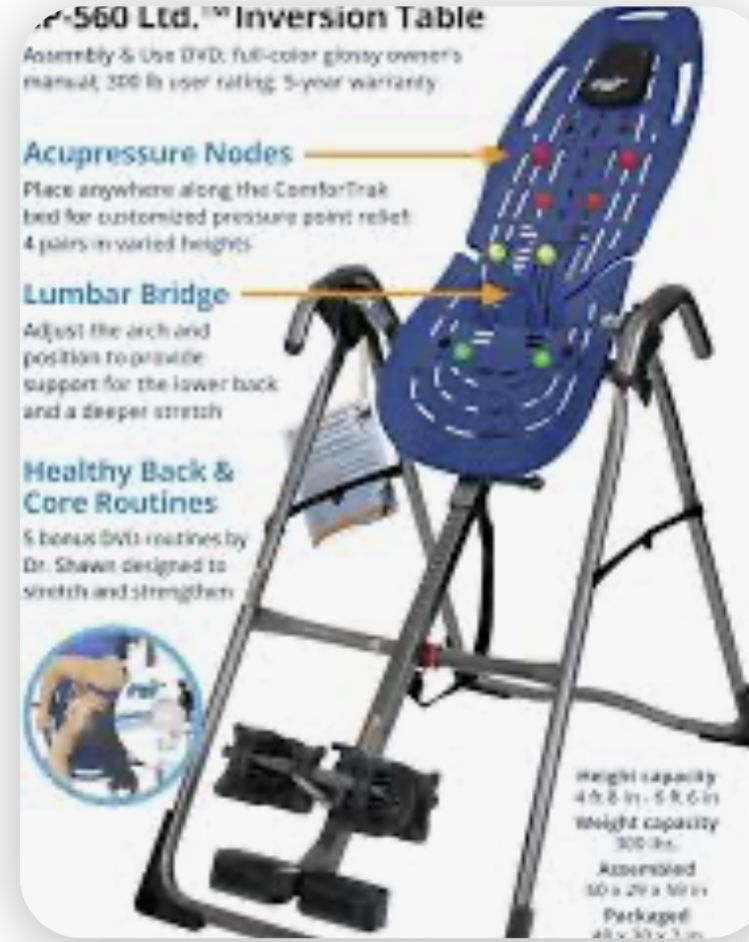 Teeter Inversion Table
