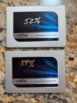 2x Crucial SSDs