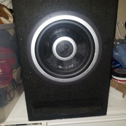 Speaker Box With One 8 Inch Subwoofer