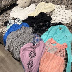 Women’s Clothes, Size, Medium, And Large All For $25.