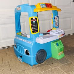 Fisher Price Toddler Learning Toy Food Truck Station