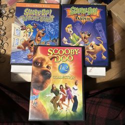 3 Pack Of Scooby Doo DVDs