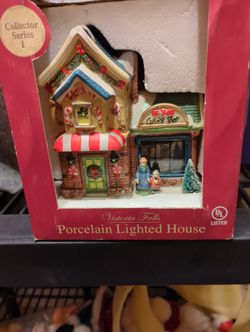 Porcelain Lighted House By Victoria Falls