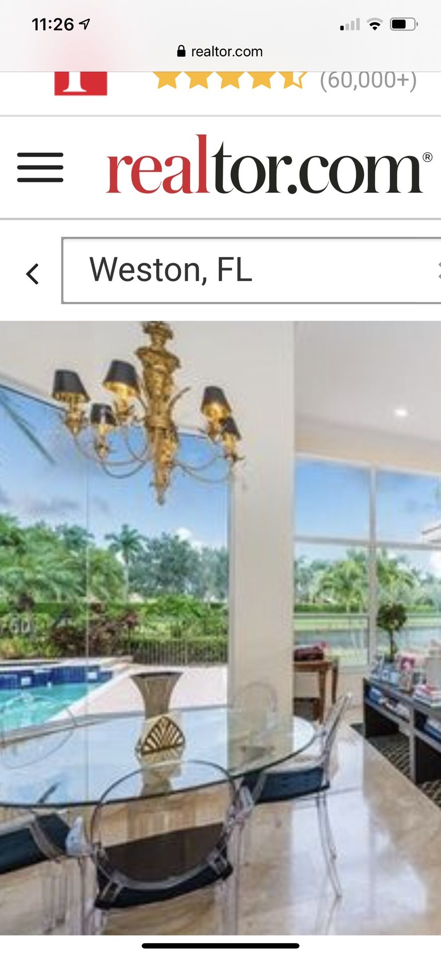 Designer gold chandelier 36” wide