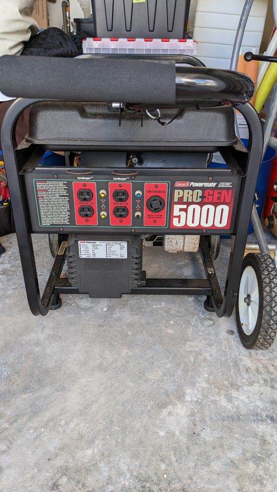 Coleman Powermate Pro-Gen 5000 Generator