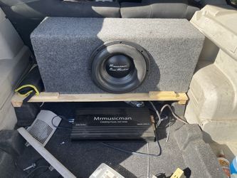 Subwoofer And Amp