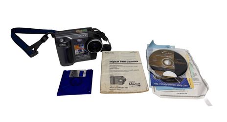 Sony Mavica MVC-FD85 1.3MP Digital Camera - Tested & Working No Battery
