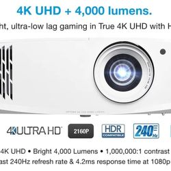 Optoma UHD38, True 4K UHD Projector - Used